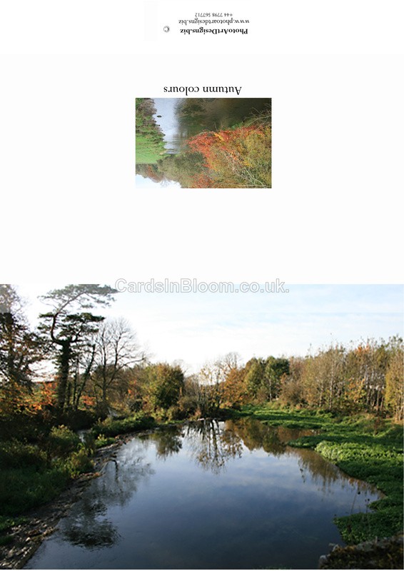 002 Autumn reflections - COUNTRYSIDE CARDS