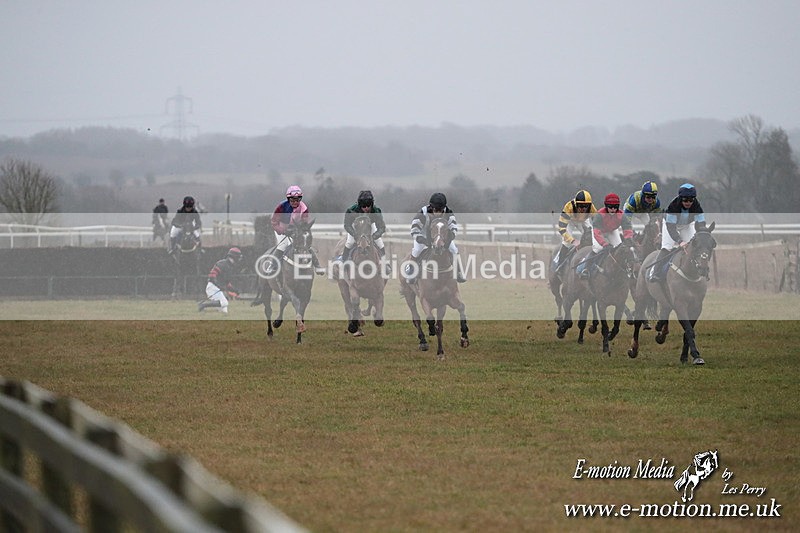 PtP 260125 256 - Cocklebarrow Point-to-Point racing with the Heythrop Hunt 26/01/25