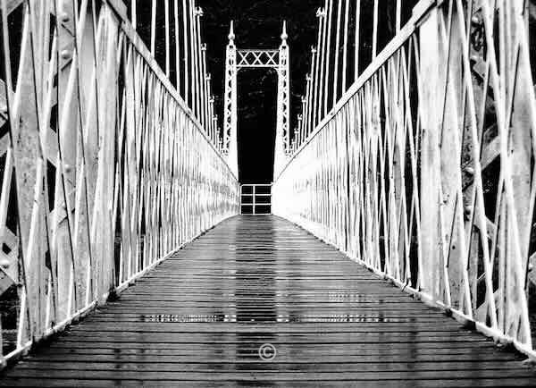 Cambus O'May Suspension Bridge. - Photographic Work.
