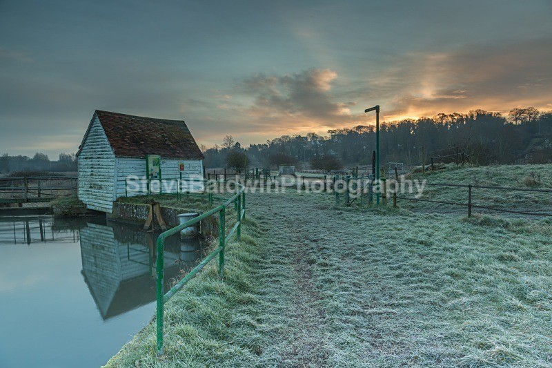 Winter Sunrise over New River Sluice:115E - Earth: Close to Home