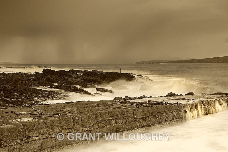 Laide Jetty 2 - Monochrome