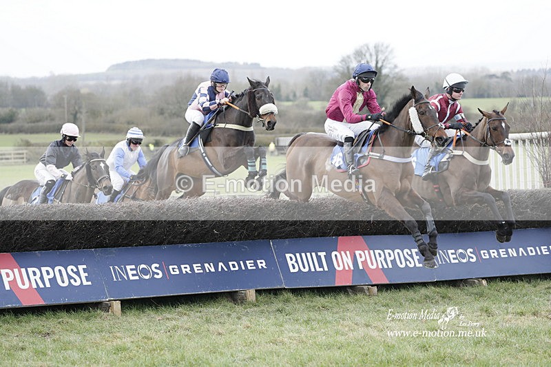PtP 250223 0126 - Kimblewick Hunt Point-to-Point Kingston Blount 25/02/23