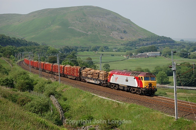 11.6.07 - 57311 6J37 Carlisle - Chirk, Dillicar Common - West Coast Main Line (north to south)