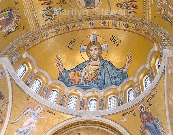 Belgrade, St Sava ceiling detail - Capitals of Eastern Europe