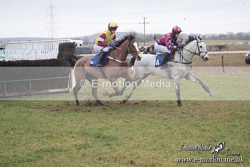 PtP 260125 570 - Cocklebarrow Point-to-Point racing with the Heythrop Hunt 26/01/25