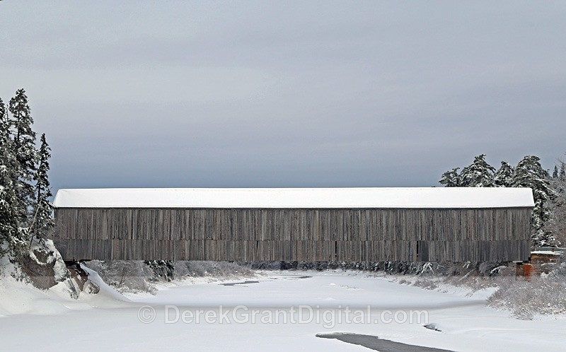 Hammond River #3 Covered Bridge - Covered Bridges of New Brunswick
