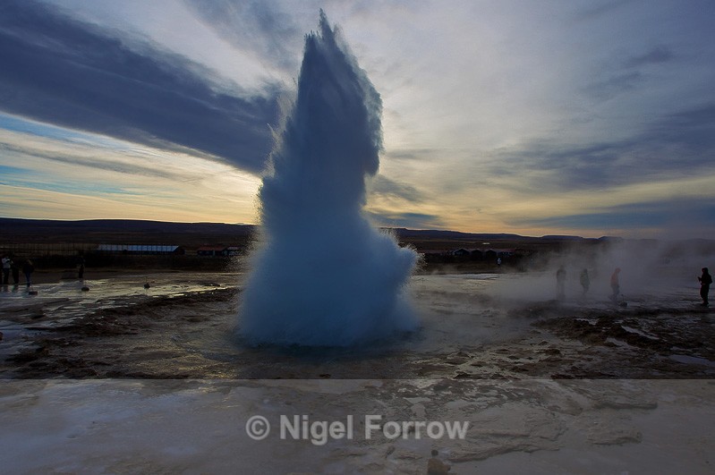 Strokkur erupts - Iceland