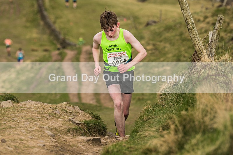 Helm Hill -676 - Kendal Winter League Helm Hill Fell Races (Under 13/15/17 & Seniors) Sunday 16th March 2025