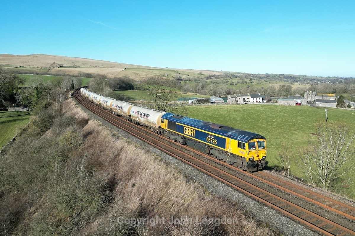 JL - 28.2.25 66726 4N00 Carlisle NY - Clitheroe, Smardale - Latest shots