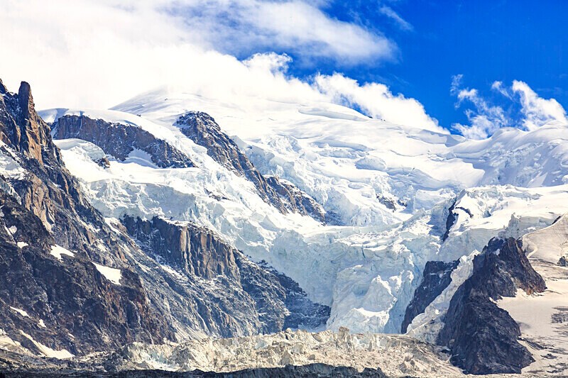 Mont Blanc Glacier - European Landscapes