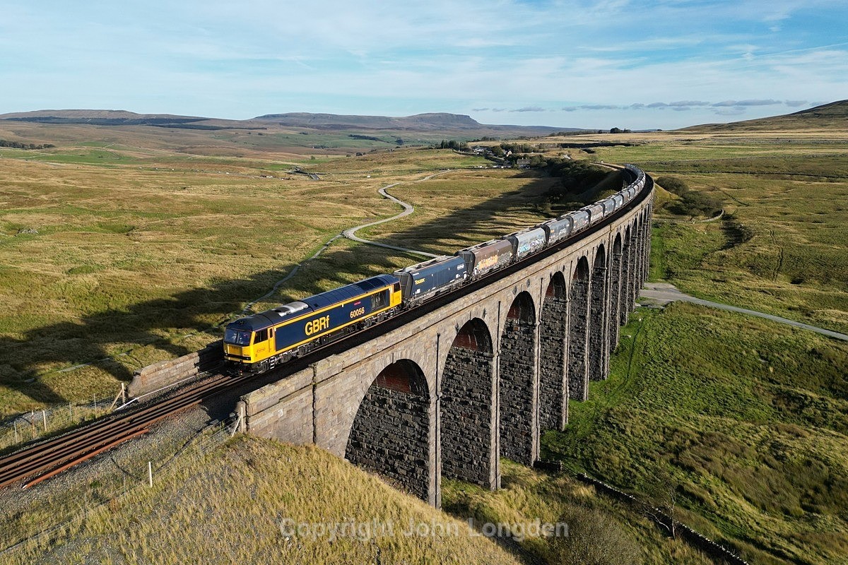 JL - 16.9.24 60056 6E77 Arcow - Hunslet, Ribblehead Viaduct - Latest shots