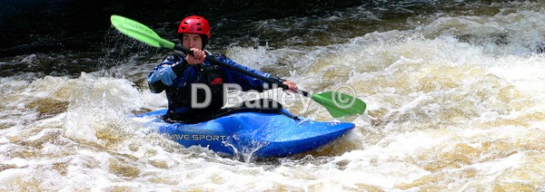 canoe on Tryweryn