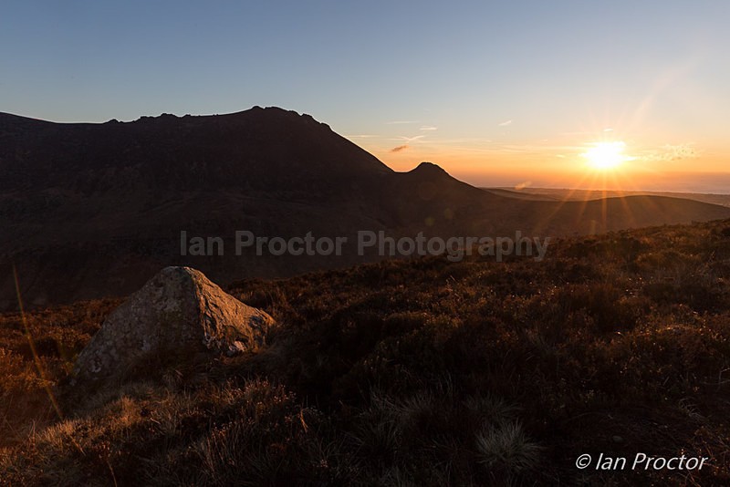 Sunrise over Slieve Binnian - Mourne Mountains