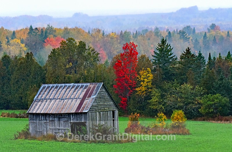 Autumn Hail - Old Barns & Buildings