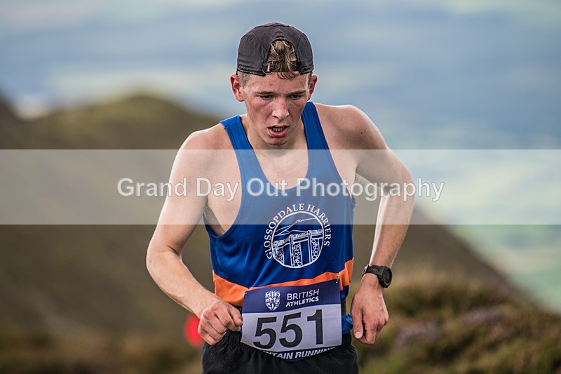 Uphill Only-290 - British Athletics Off Road Running Championships Senior Uphill Only Trial - Skiddaw Friday 15th Augu