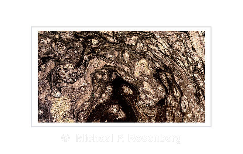 Abstract #4, Foam in Mud Puddle, ND - HOME ON THE PRARIE