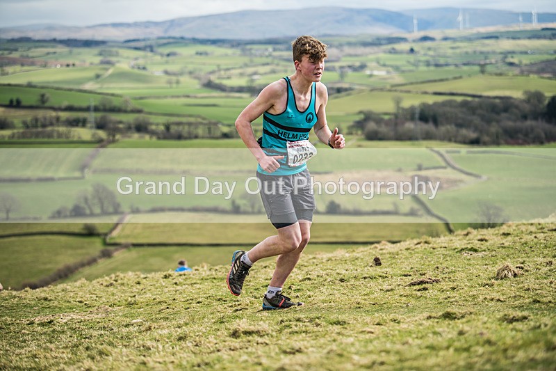 Helm Hill -242 - Kendal Winter League Helm Hill Fell Races (Under 13/15/17 & Seniors) Sunday 16th March 2025