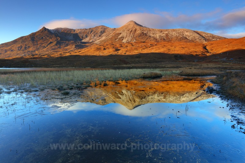 Beinn Eighe reflecting in Loch Clair - Scotland