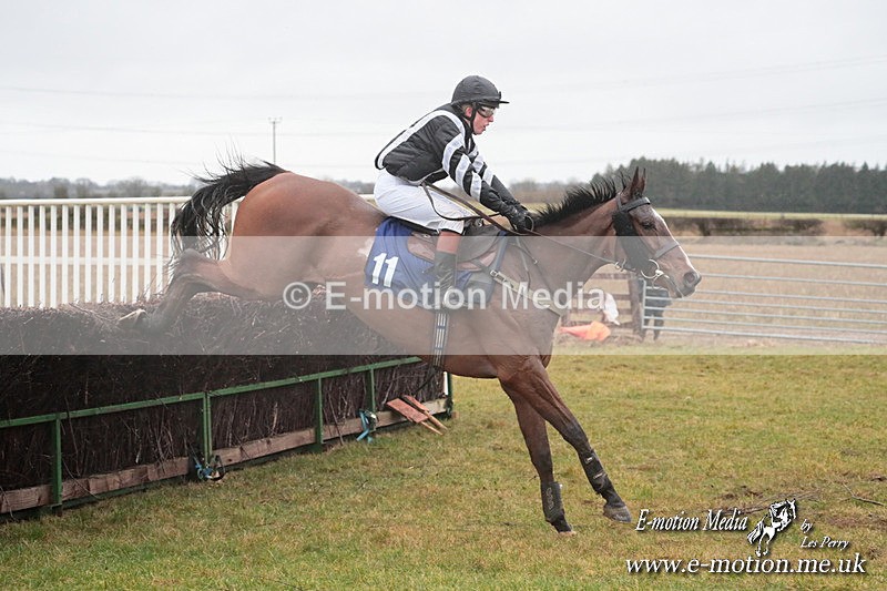 PtP 260125 365 - Cocklebarrow Point-to-Point racing with the Heythrop Hunt 26/01/25