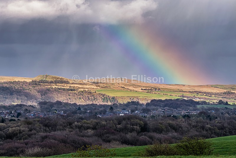 Rivington Pike Rainbow - Rivington And Surrounding Areas