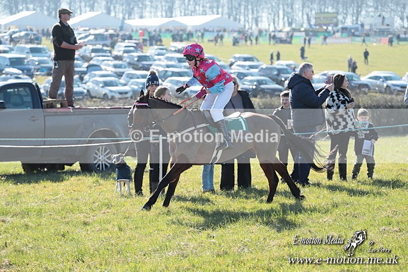 PR 010325 28 - Pony Racing from Beaufort Races Didmarton 01/03/25