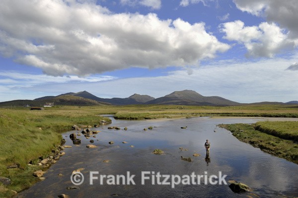 Beinn Mhòr from Howmore. - Island of South Uist in the Outer Hebrides