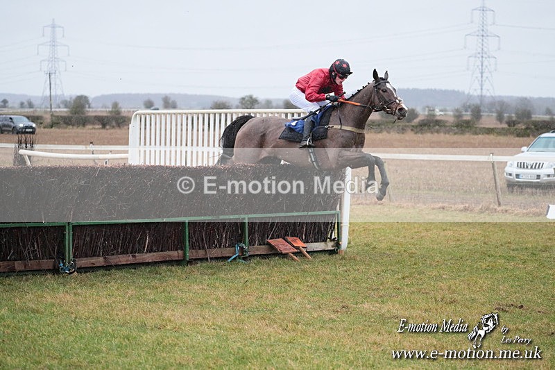 PtP 260125 63 - Cocklebarrow Point-to-Point racing with the Heythrop Hunt 26/01/25