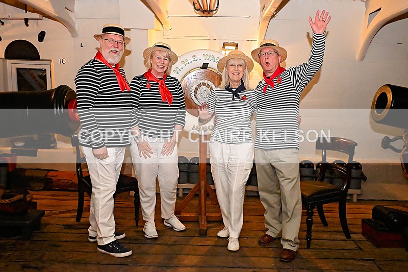 HMS PICKLE-43 - PICKLE NIGHT HMS WARRIOR 1860