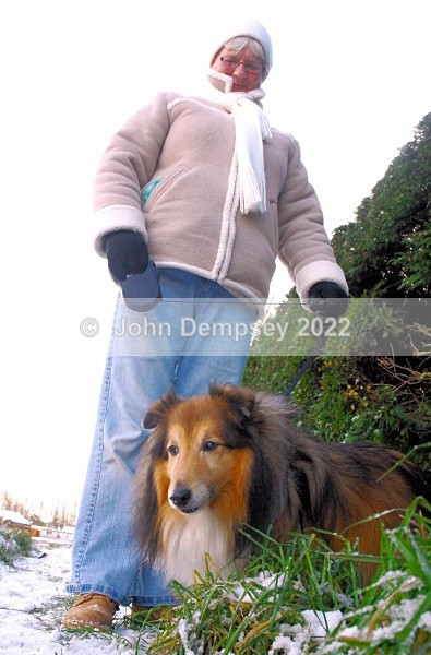 Ben With Sandra - Walking the Dog