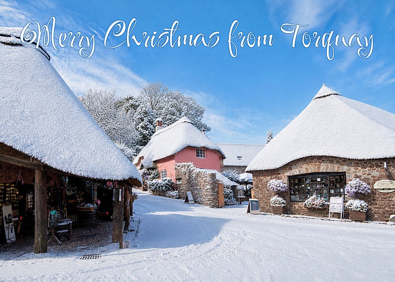 XM078 NEW 2026 - Xmas Cockington - XMAS CARDS Torquay St Marychurch, Babbacombe and Cockington