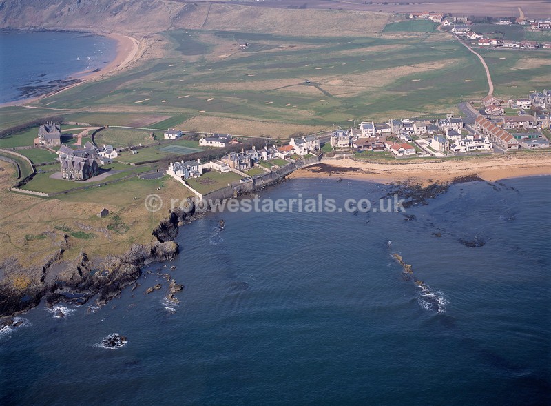 aerial pictures of Scotland east coast villages along the east neuk