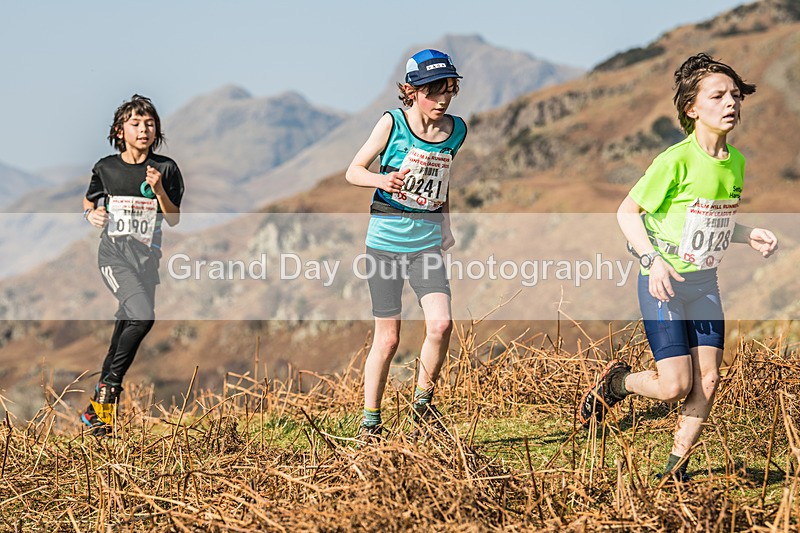 Elterwater-74 - Kendal Winter League Elterwater Under 13 Fell Race Sunday 9th March 2025