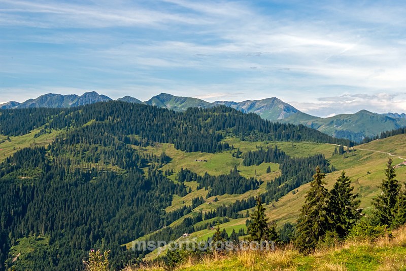 From Mittermooser Joch mountain above Niederau - Travel, city/land scapes