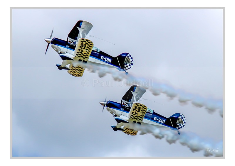 Precision in Flight Air Show Aeroplanes Fine Art Print by Paul Duddell-Whispers & Strokes