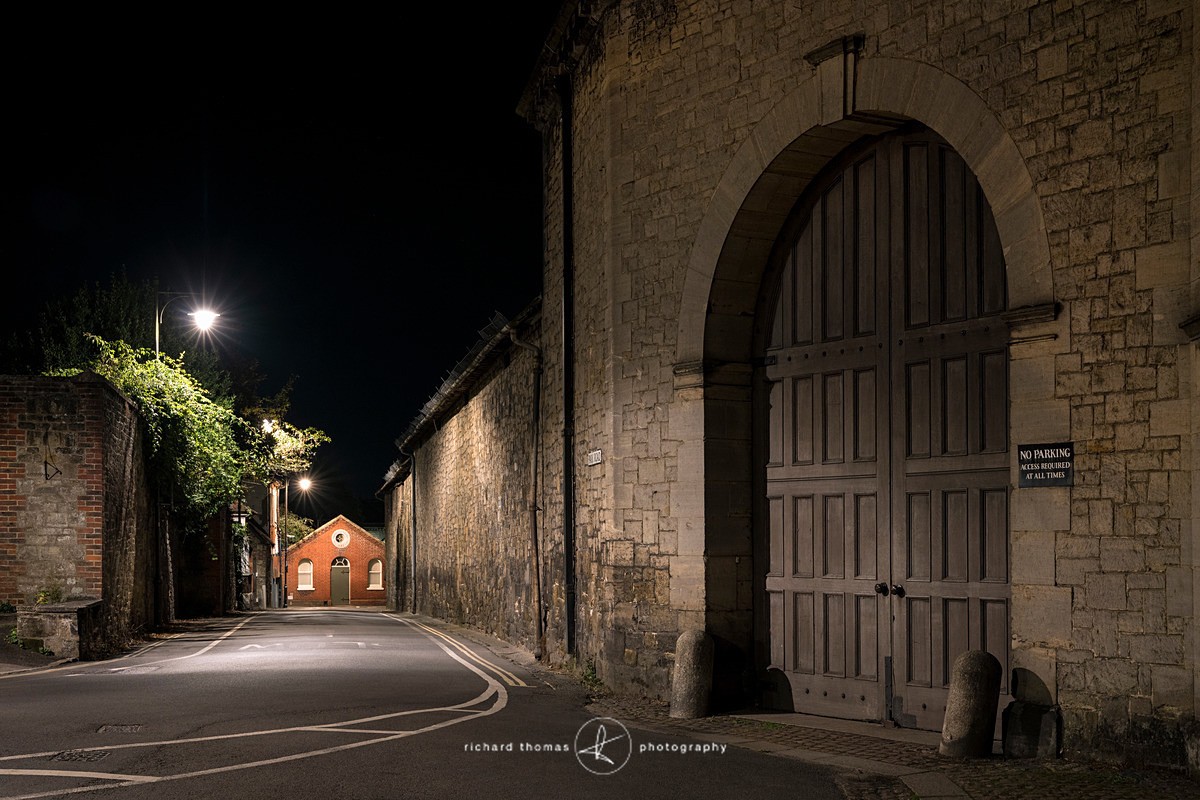 Petworth in Sussex at night