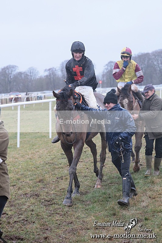 PtP 260125 629 - Cocklebarrow Point-to-Point racing with the Heythrop Hunt 26/01/25