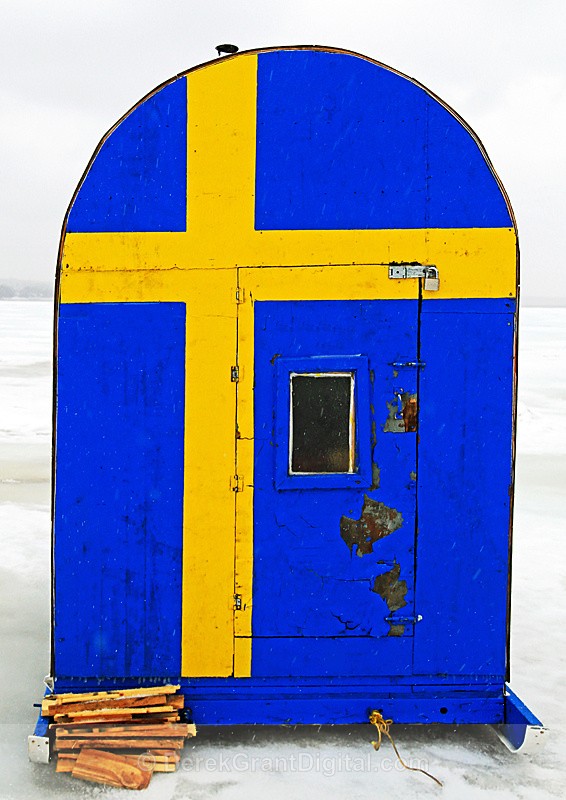 Swedish Ice Shack - Dominion Park Ice Fishing Saint John NB Canada - Ice Shacks