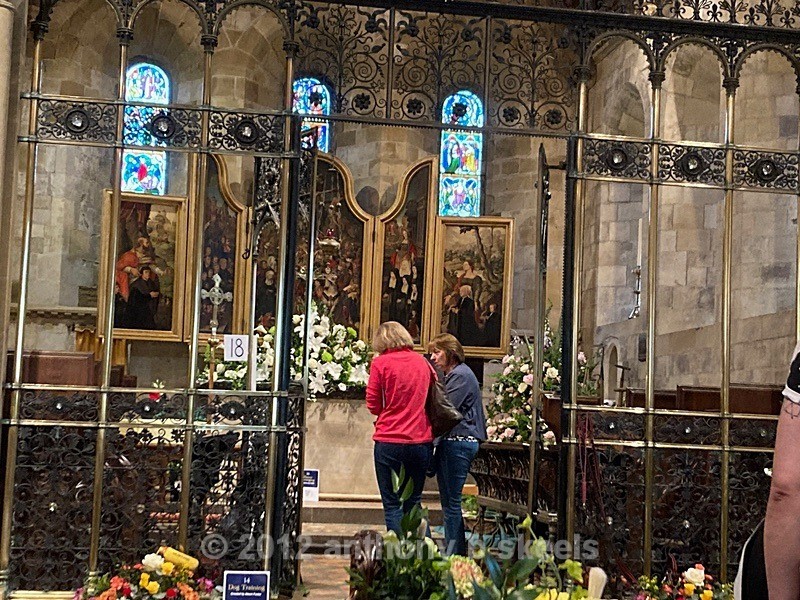 011 The view with our Tea and cake in hand - SAINT PAULINUS PILGRIMAGE TRAIL