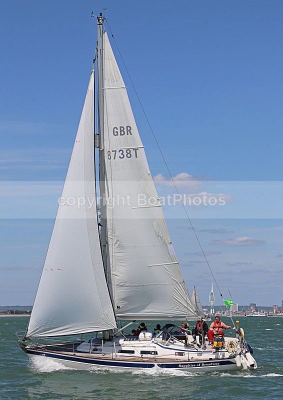 130601 SAPPHIRE OF BROADWAY GBR8738T WT7A1042 - ROUND THE ISLAND RACE - 1st June 2013