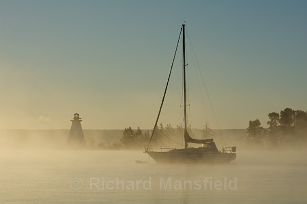 Dawn Mist, Kidston Island - Nova Scotia, Canada