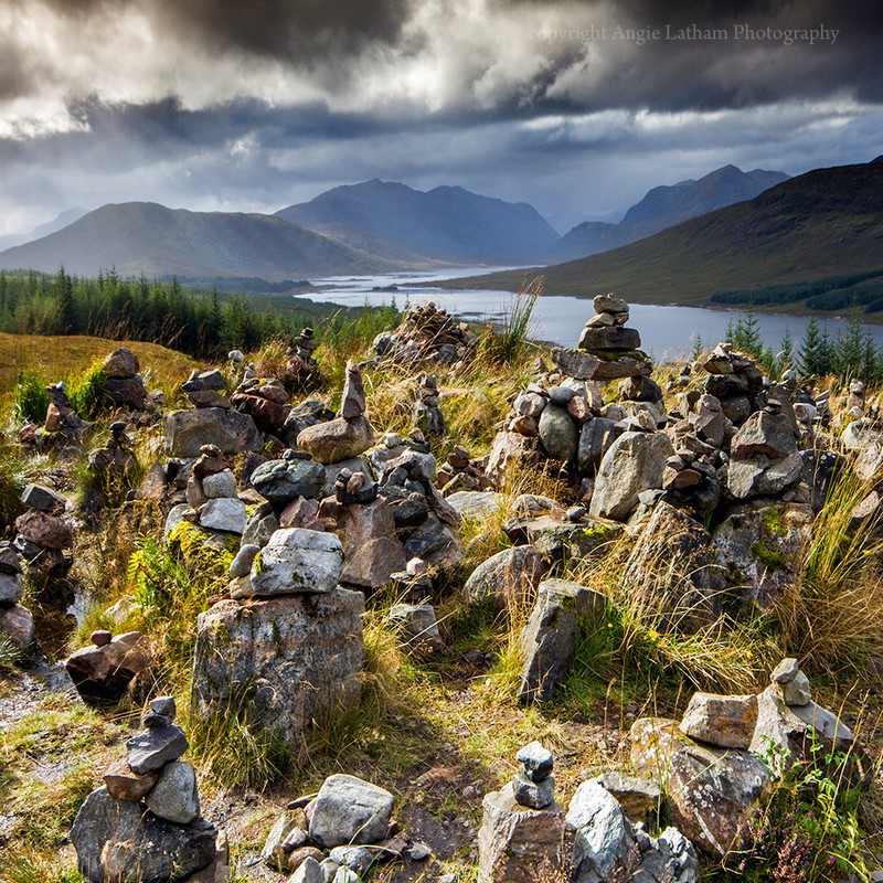 NEW! PS169 Hill of lonely Cairns, Glen Garry - Scottish Landscapes