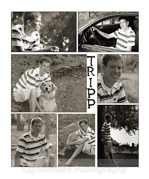 TrippBW Collage 20x23 - HighSchoolSeniorSamples