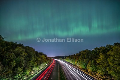 Light Trails And Northern Lights - Northern Lights