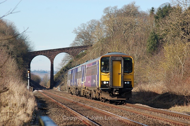 17.2.10 - 153359 & 158/9 11.51 Carlisle - Leeds - Newbiggin