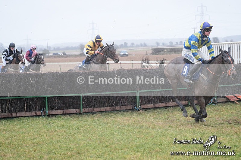 PtP 260125 316 - Cocklebarrow Point-to-Point racing with the Heythrop Hunt 26/01/25