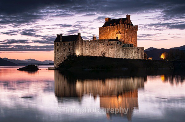 Floodlit Castle. - Low Light Photography