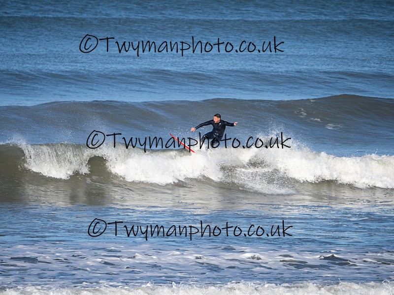 PA263338 - Westward Ho! surfers 26/10
