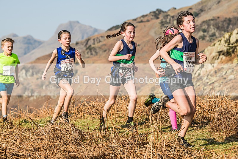 Elterwater-62 - Kendal Winter League Elterwater Under 13 Fell Race Sunday 9th March 2025