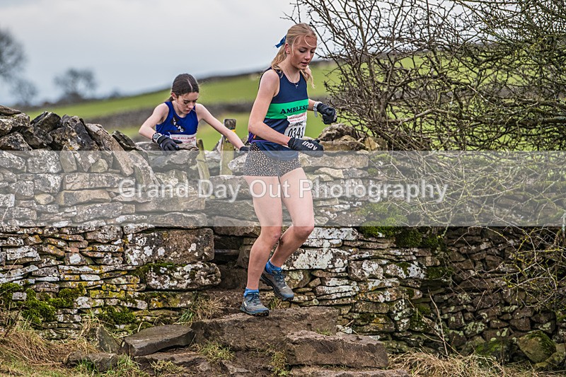 Cunswick U15  U17-40 - Kendal Winter League Cunswick Scar Junior Under 15 & 17 Fell Races Sunday 26th January 2025