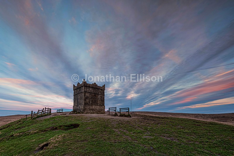 Rivington Pike Sunset - Rivington And Surrounding Areas